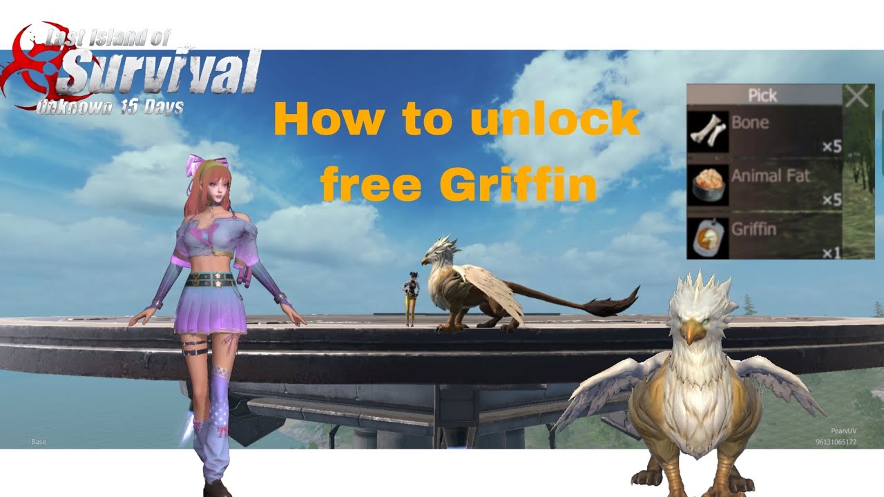 🔥How to Unlock FREE Griffin in #Last Island of Survival!🔥