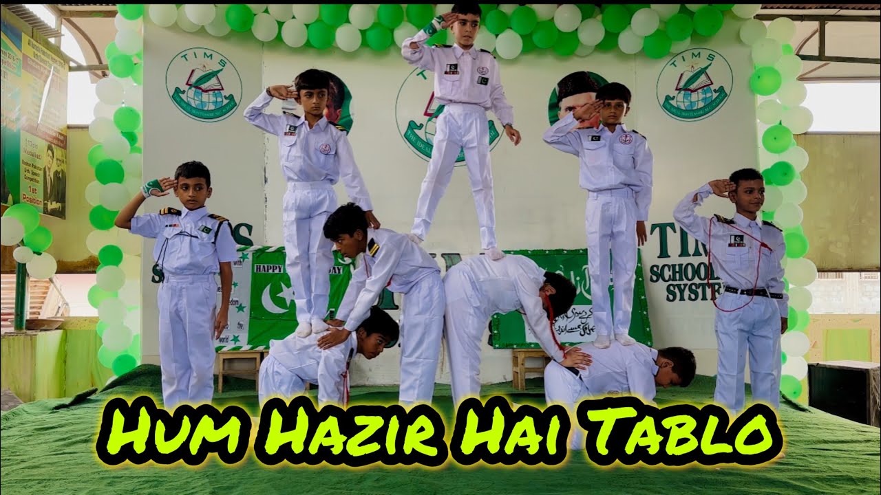Hum Hazir Hain Hum Hazir Hain Song Tablo | Pakistan Navy Tablo | 14 August 2024