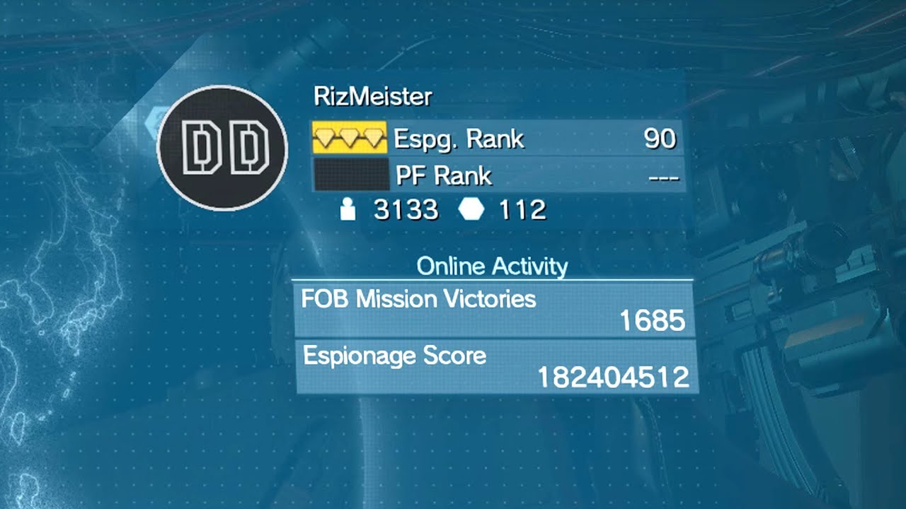 Banned cheater RizMeister, infinite wormholes etc. MGSV Defense