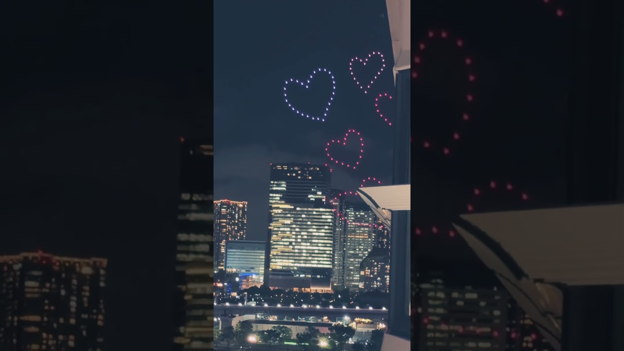 Drone show japan #japan #toyosu