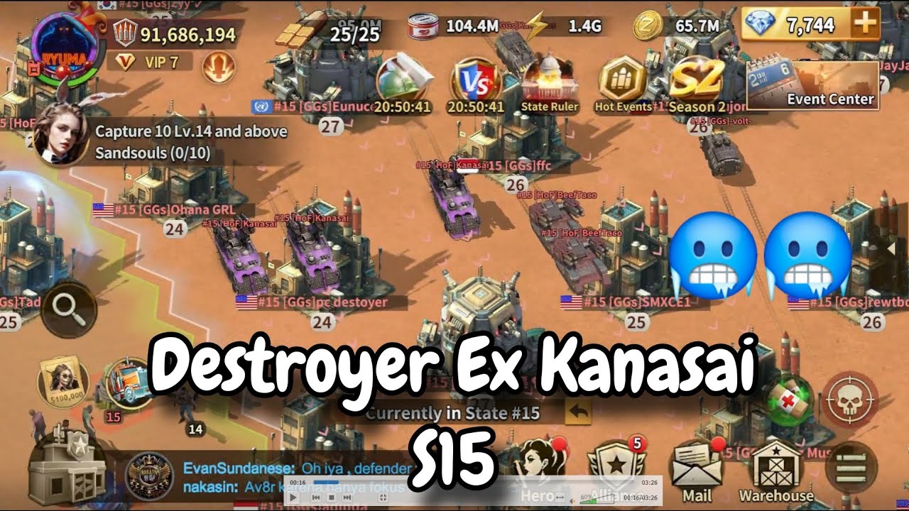 Last Z: Survival Shooter - Destroyer Ex Kanasai S15 Gameplay no Commentary part 4