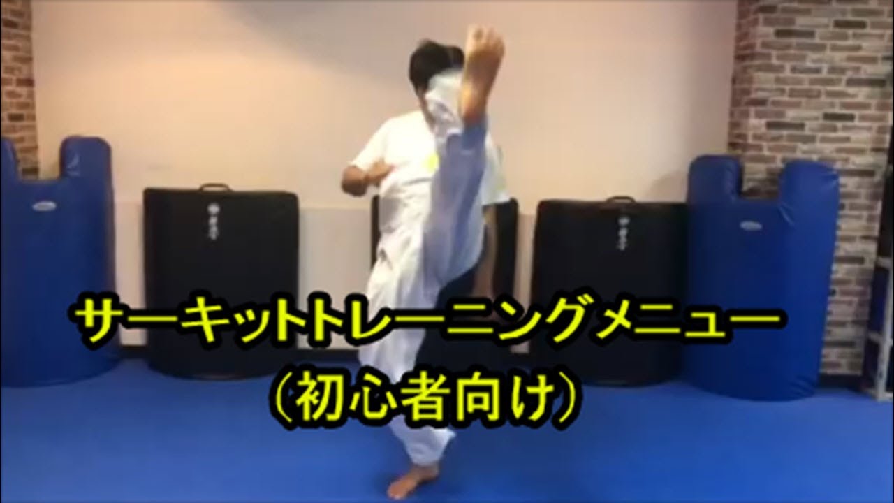 【極真会館東京佐藤道場】#家で一緒にやってみよう#初心者向けサーキットトレーニングメニュー
