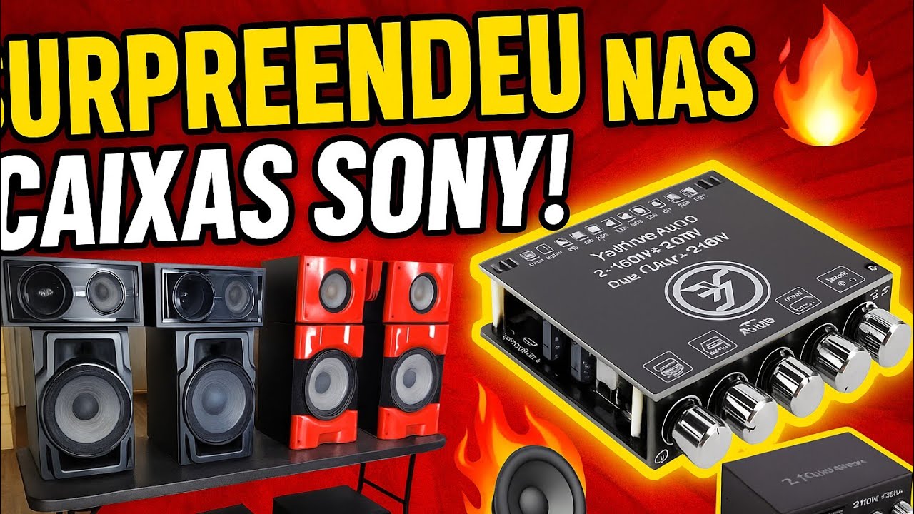 Testei o módulo amplificador chinês XY-S350H, surpreendeu ao tocar 10 caixas com alta qualidade