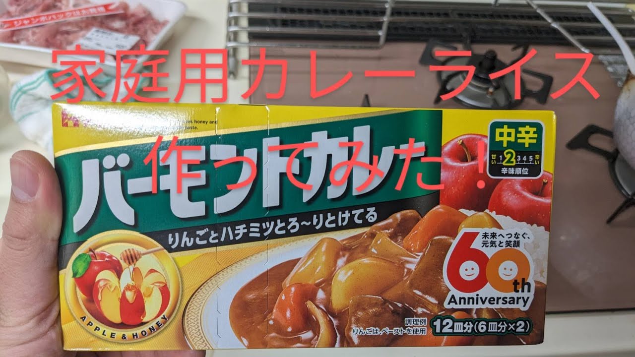 手軽に作れる！家庭用カレーライス 料理動画