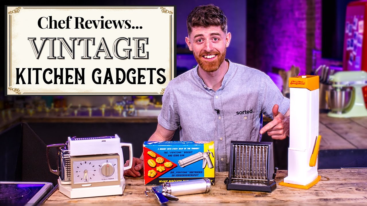 A Chef Reviews VINTAGE Cooking Gadgets | Sorted Food