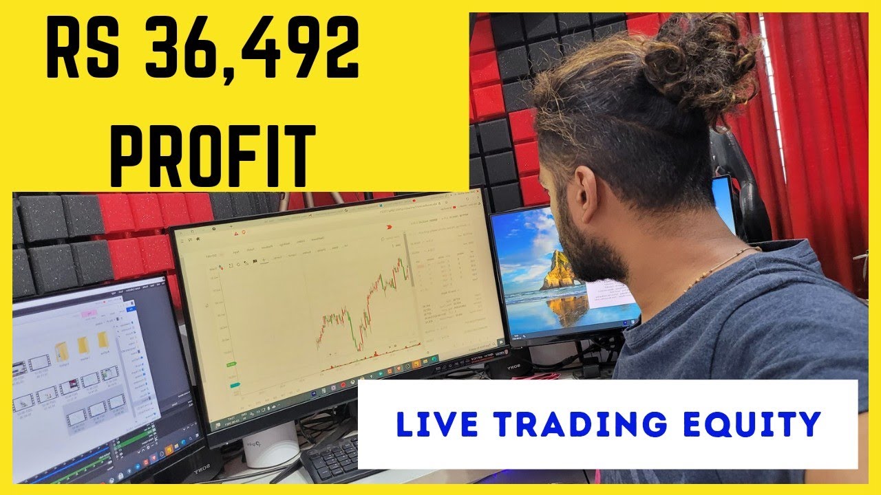 LIVE TRADING  - Rs 36,492 Profit  - Equity Intraday 1 Trade | NSE by SMART TRADER