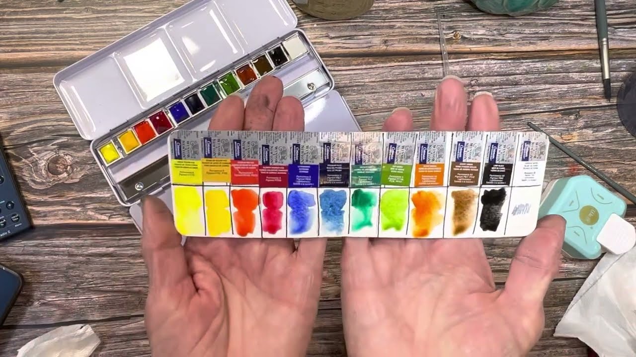 REVIEW: Winsor & Newton Cotman Half-Pan Set of 12 Watercolors!