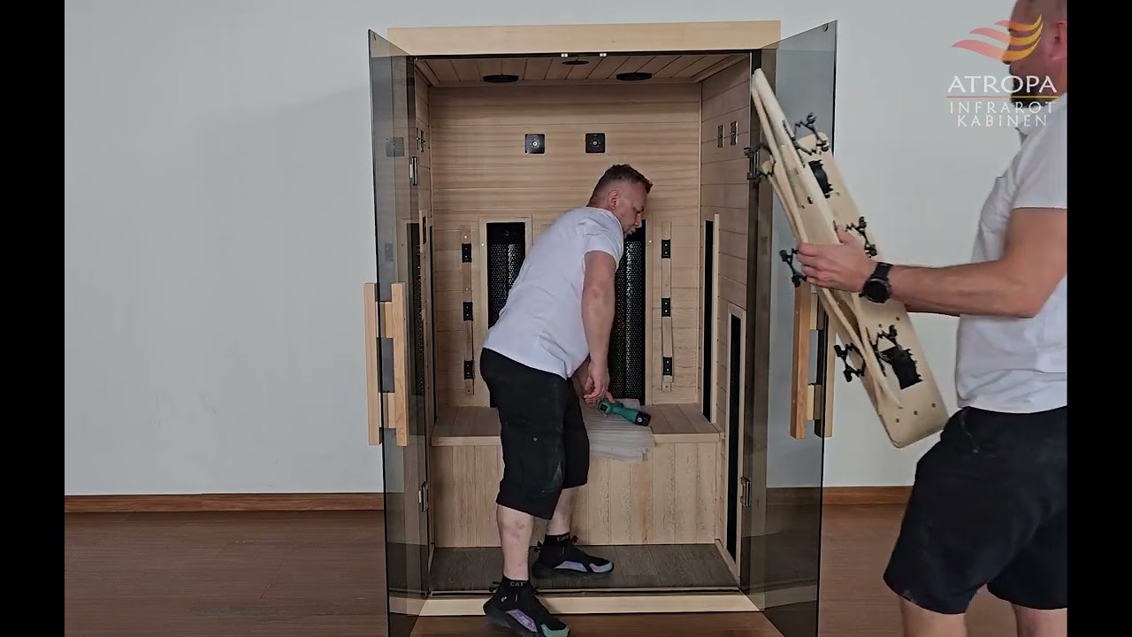 ATROPA AS-Serie Infrarotkabine Aufbauanleitung | Schritt-für-Schritt zur fertigen Wellness-Oase