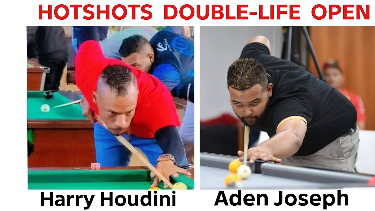 HARRY vs ADEN. HOTSHOTS 96-MAN DOUBLE LIFE COMP. LIFE 1 ROUND OF 16, RACE TO 9