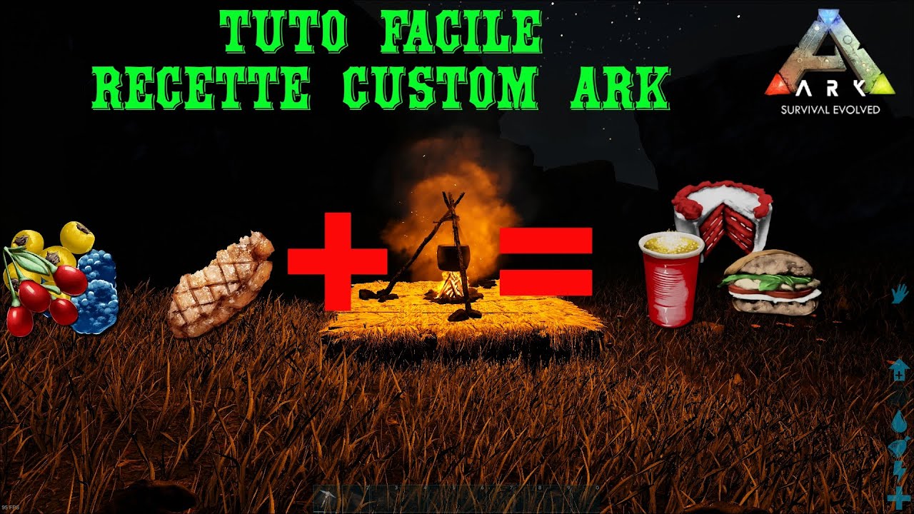 [Tuto Ark FR] Comment faire ca nourriture et ca boisson personnelle et plus efficace