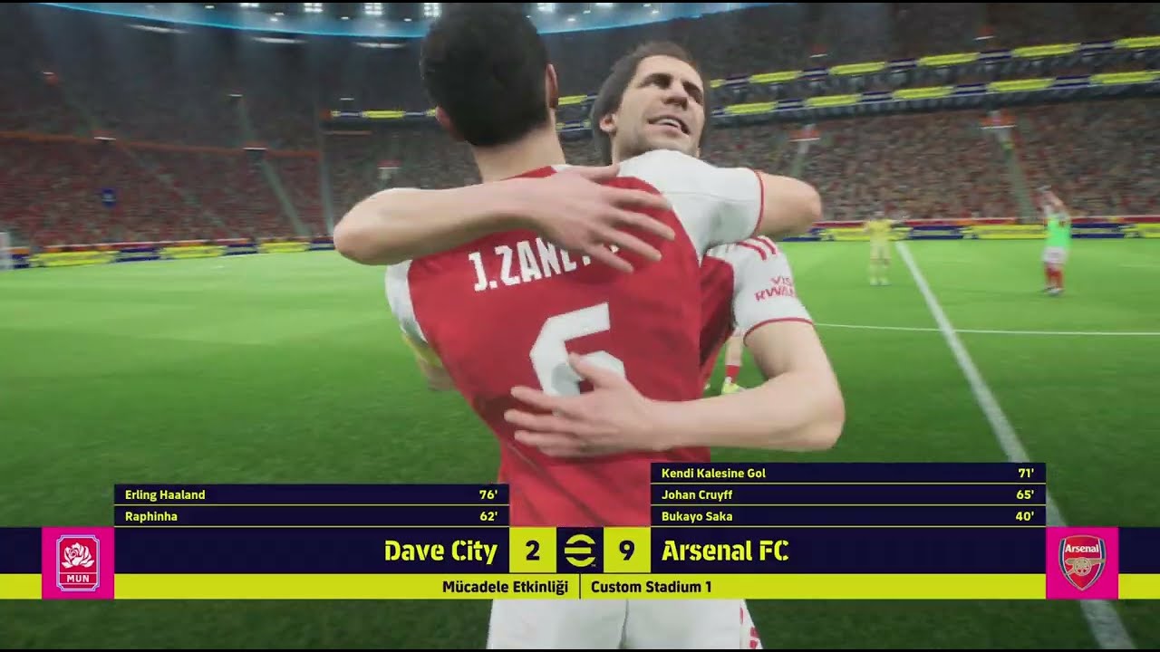 Unlimited.Dave City vs Arsenal PlayStation 5 eFootball 2026 4K