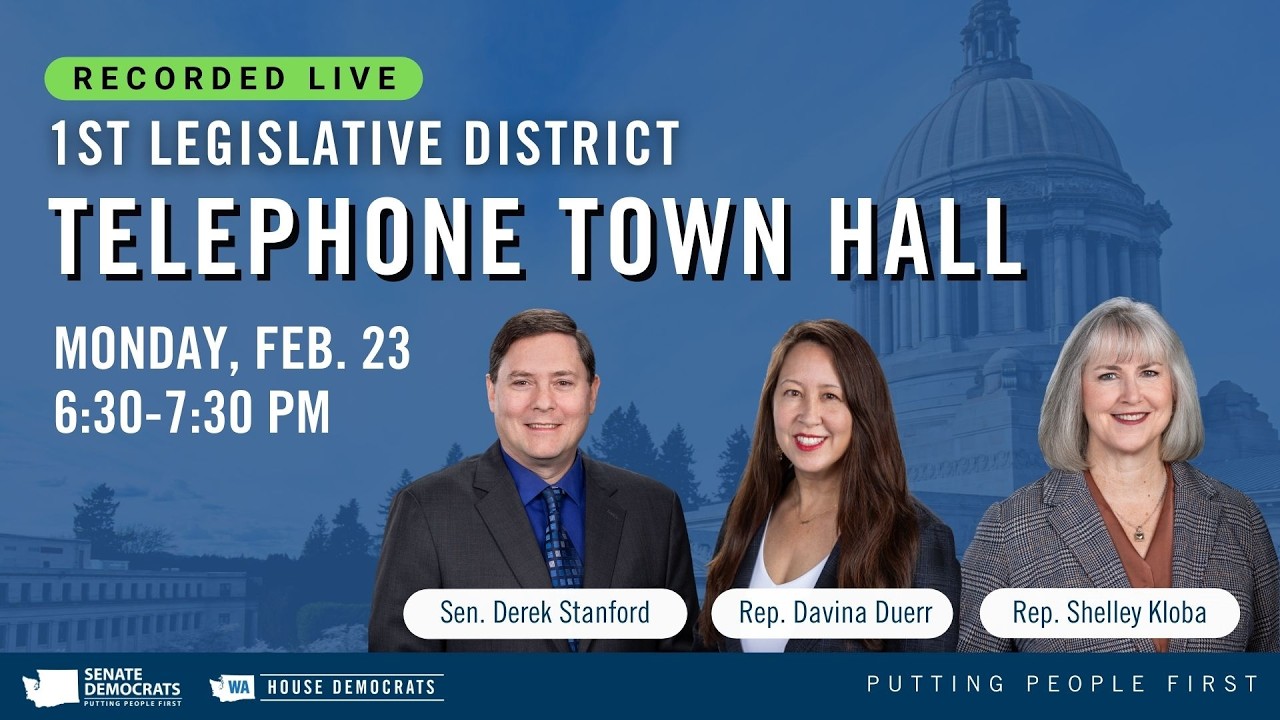Recording: 1st Legislative District Telephone Town Hall | Feb. 23, 2026