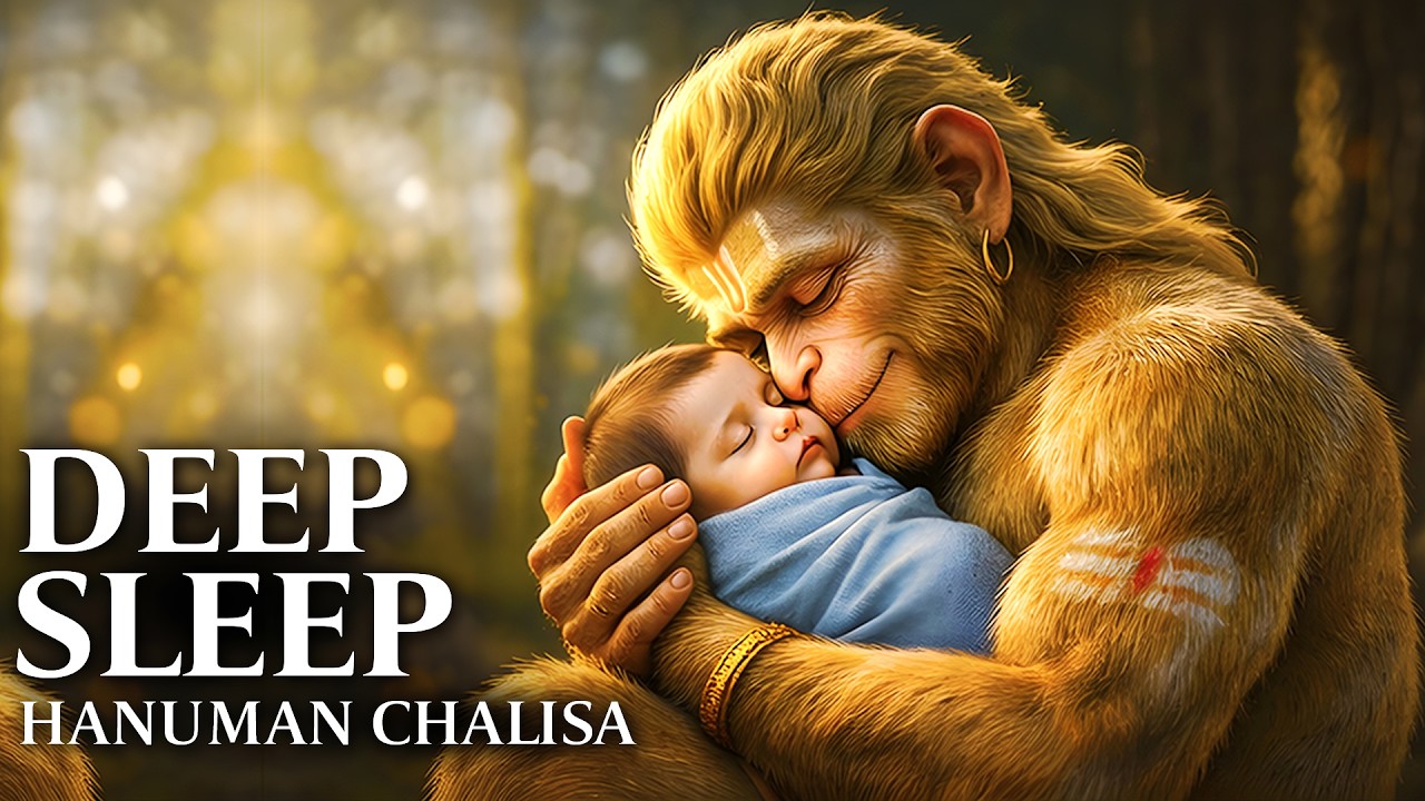 हनुमान चालीसा | Deep Sleep Hanuman Chalisa | Sleep Like a Baby | Peaceful Night Bhajan