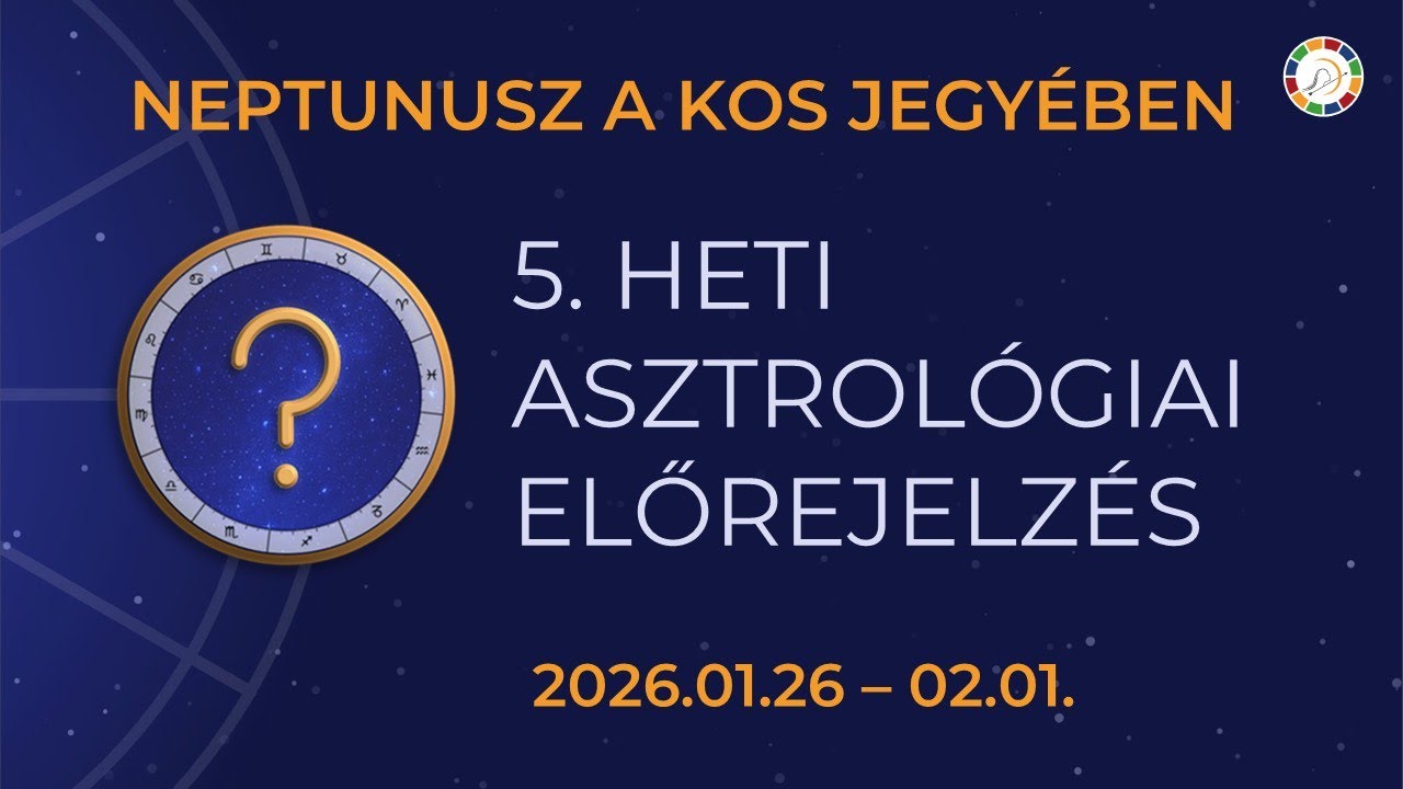 NEPTUNUSZ végleg megérkezett a KOS jegyébe! Indul a 165 éves ciklus! - 5. heti asztrológiai kalauz ​