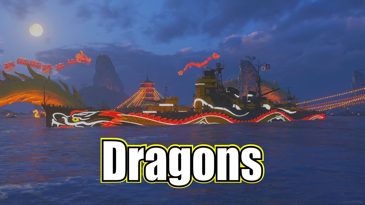 Meet The Dragons! Tier 6 Japanese Cruisers (World of Warships Legends Xbox One X) 4k