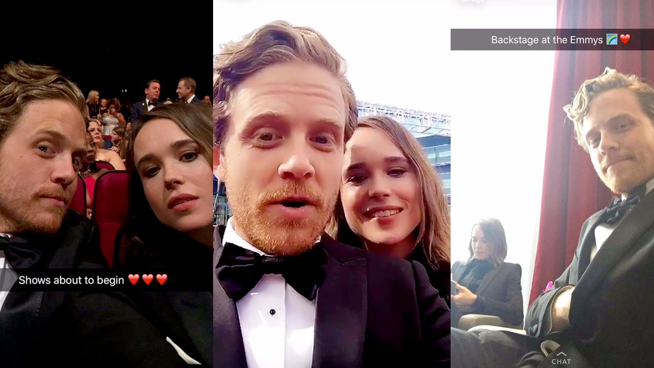 Ellen Page and Ian Daniel take over Viceland's Snapchat | Emmys 2016