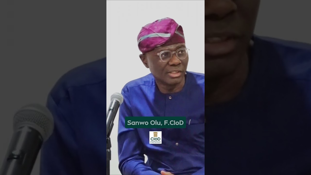 Courtesy Visit to the Governor of Lagos State - Mr. Babajide Sanwo-Olu, F.CIoD