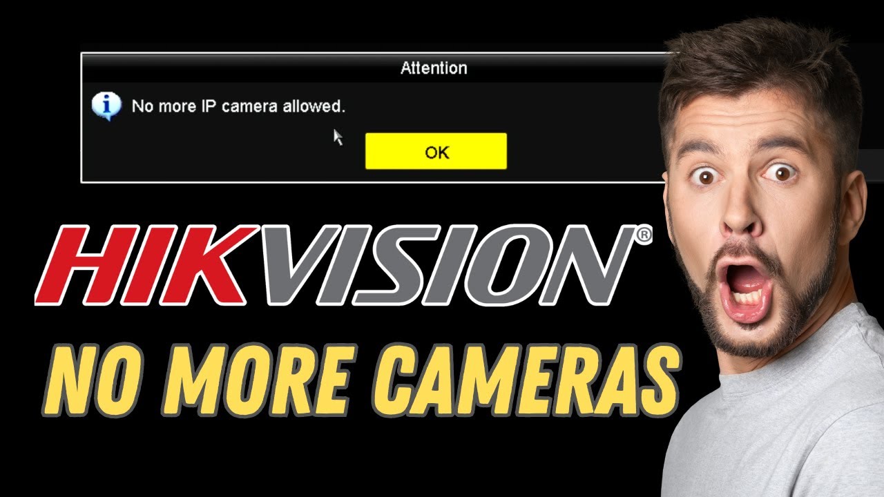 Больше нельзя использовать IP-камеру на Hikvision NVR [БЫСТРОЕ РЕШЕНИЕ]
