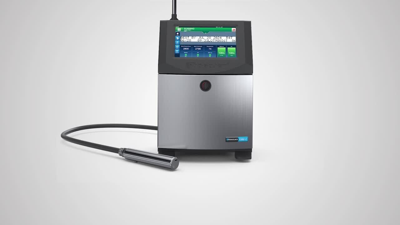 Presentamos la nueva Videojet 1580 C: Codificación de contraste con mínimo mantenimiento