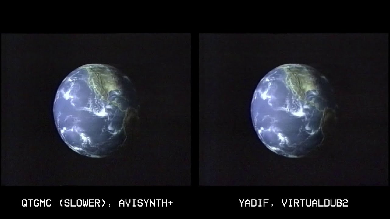 QTGMC and Yadif Comparison