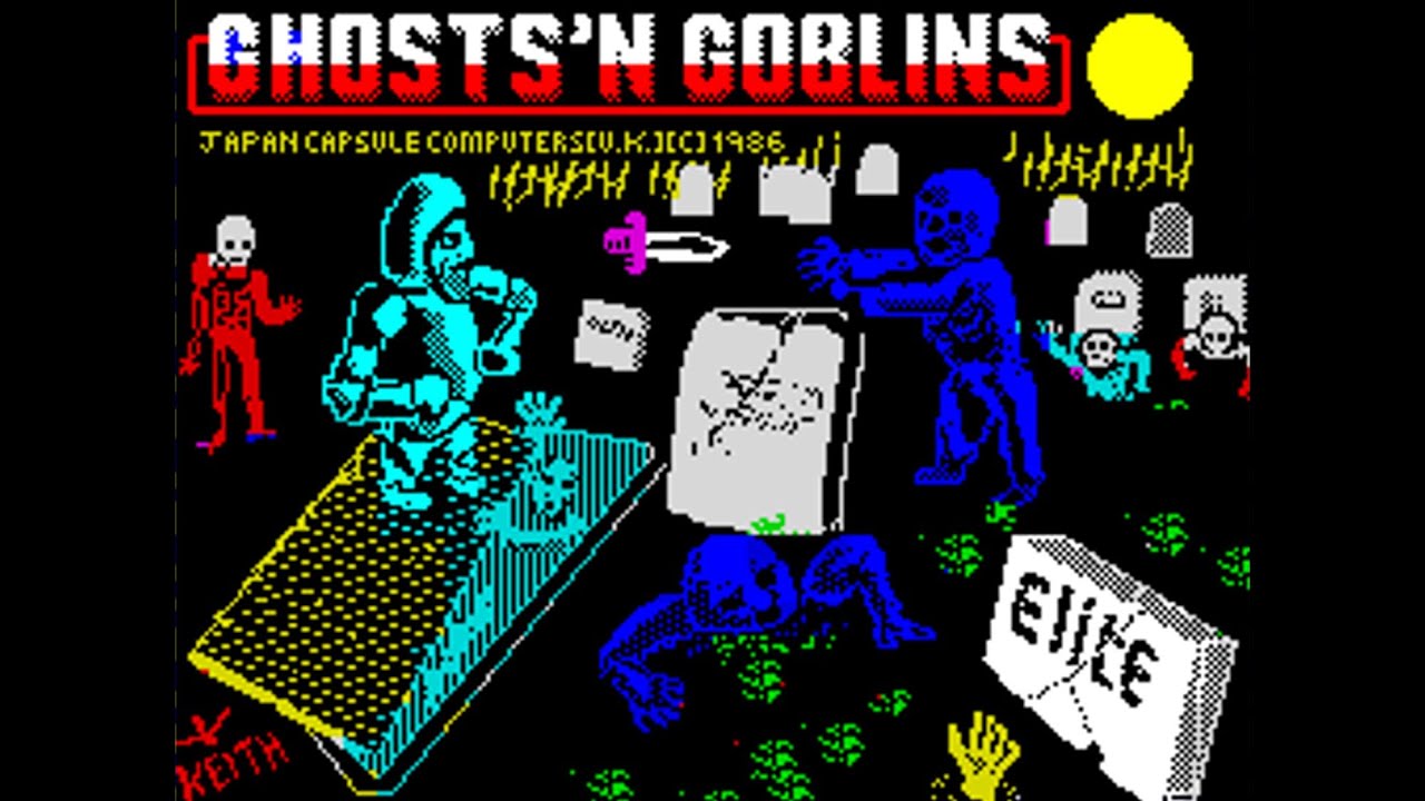 [ZX Spectrum] Ghosts'n Goblins (1986) Longplay
