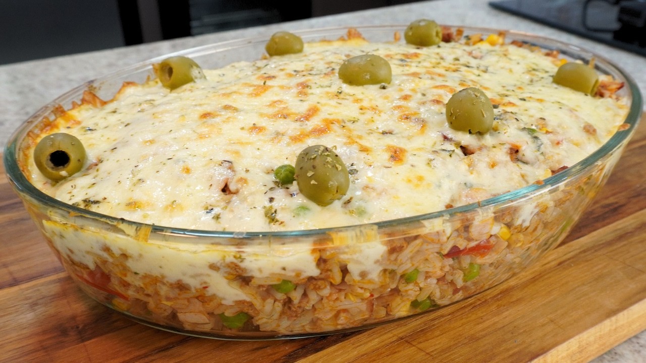 ARROZ DE FORNO SIMPLES E FÁCIL - Perfeito!