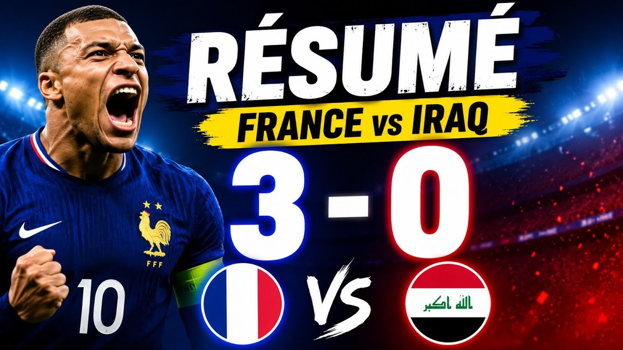 R&Eacute;SUM&Eacute; FRANCE vs IRAQ (3-0) 🇫🇷 | D&Eacute;MONSTRATION TOTALE DES BLEUS ! 😱