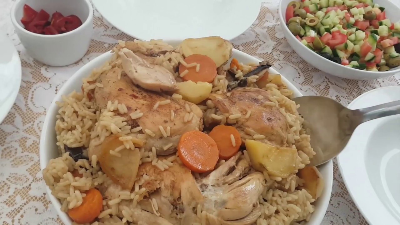 مقلوبة الدجاج علي الطريقة الليبية 🍗🍗🍗🍗🍚
