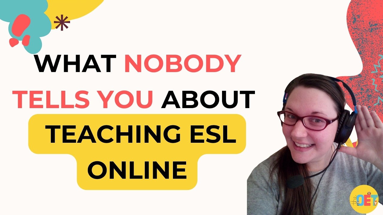 What Nobody Tells You About Teaching ESL Online?