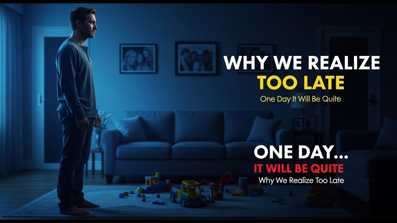 WHY WE REALIZE TOO LATE : One Day It'll be Quiet, Why Do We chase what belongs to another person?