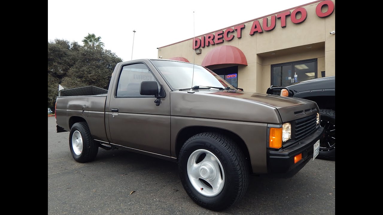 Пикап Nissan D21 Hardbody 1986 года выпуска, 5-ступенчатая механическая коробка передач, осмотр и...