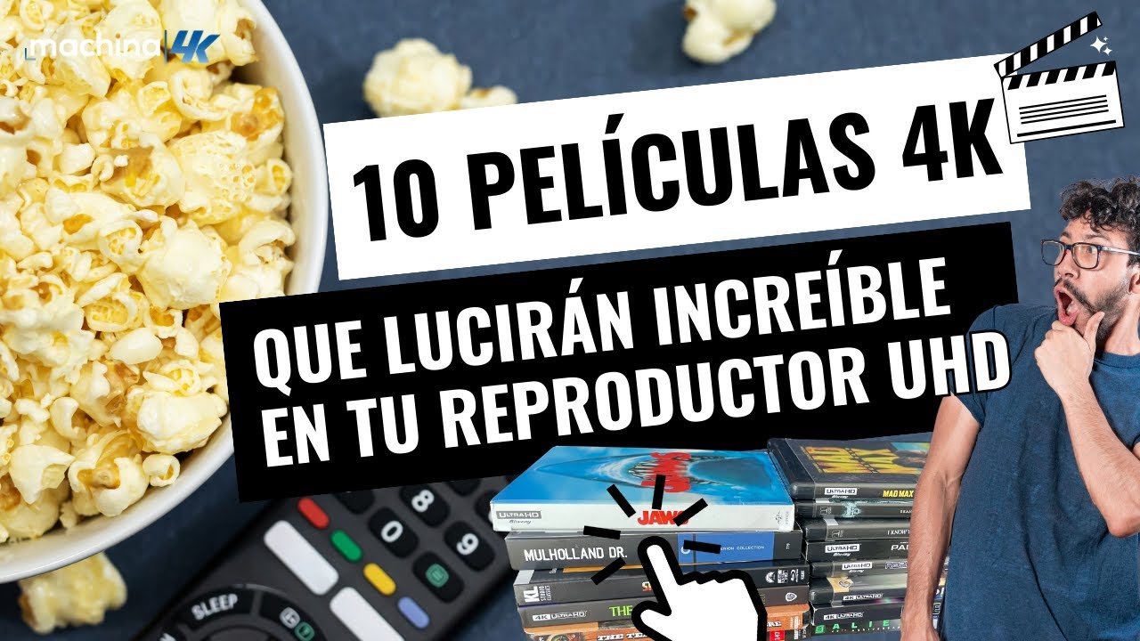 10 PELÍCULAS 4K Blu-Ray que se verán increíbles en tu reproductor UHD ✨