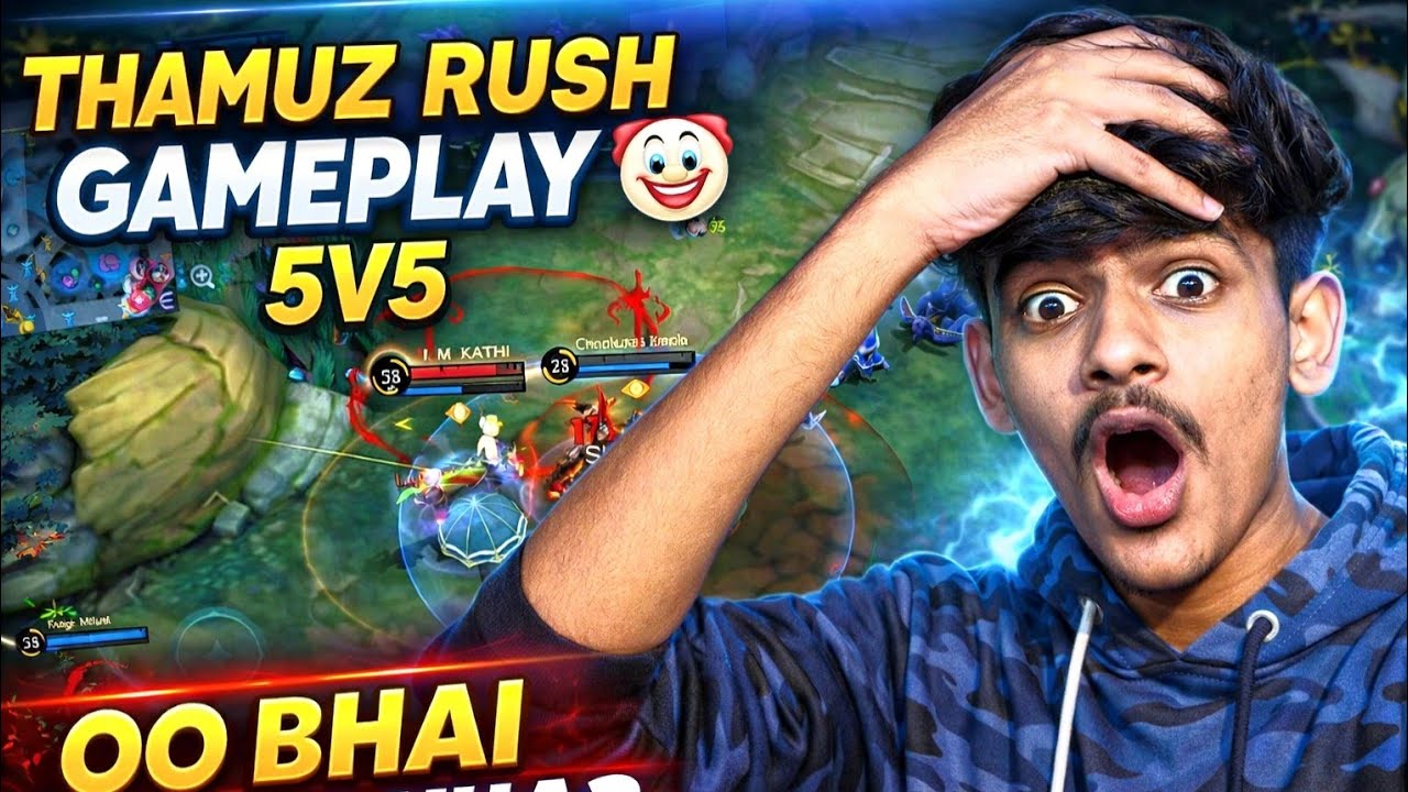 Thamuz Rush 😱 Oo Bhai Ye Kya Tha! | 5v5 MOBA Legends 