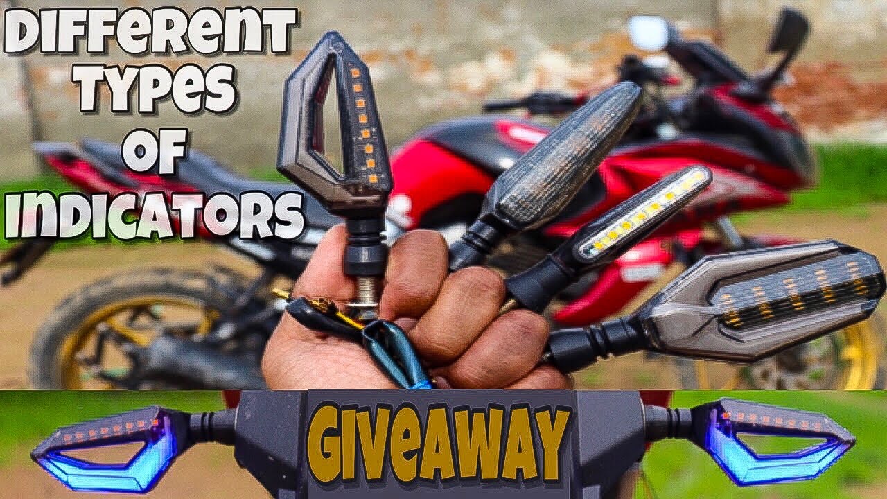 Different Types Of Indicators For All Motorcycle || Installation || Review || Giveaway || Technokhan
