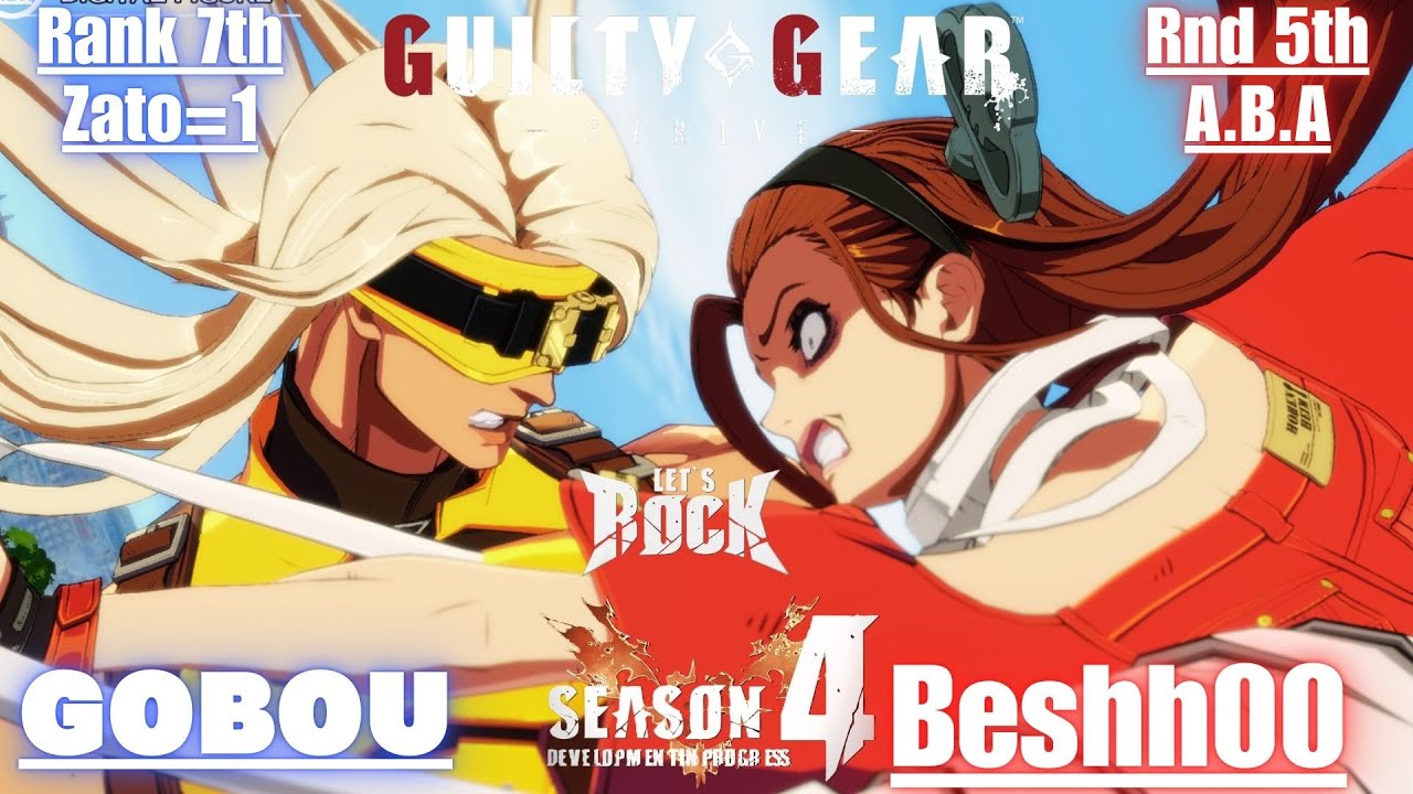 GGST➤Rank 7th Zato=1 / ザトー [ GOBOU/御傍 ] vs Rank 5th A.B.A / アバ [ Beshh00 ] Guilty Gear Strive