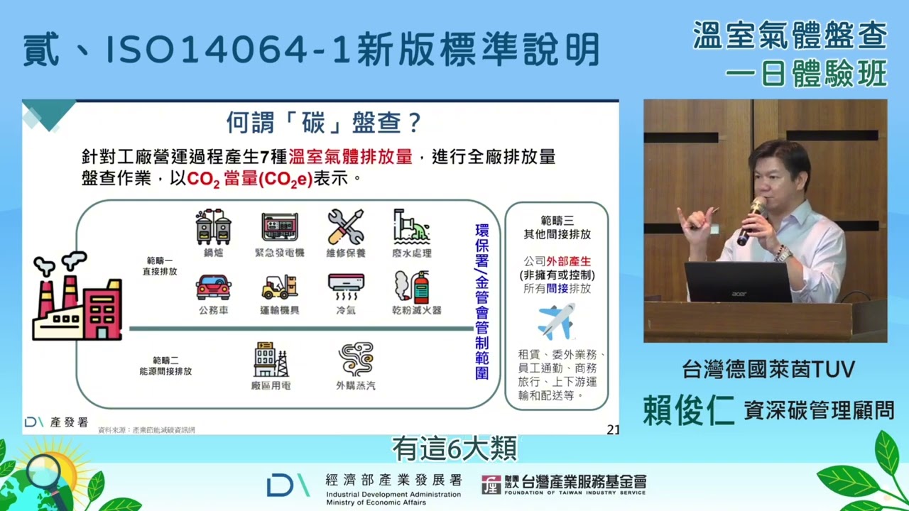 114溫室氣體盤查一日體驗班-ISO14064-1新版標準說明