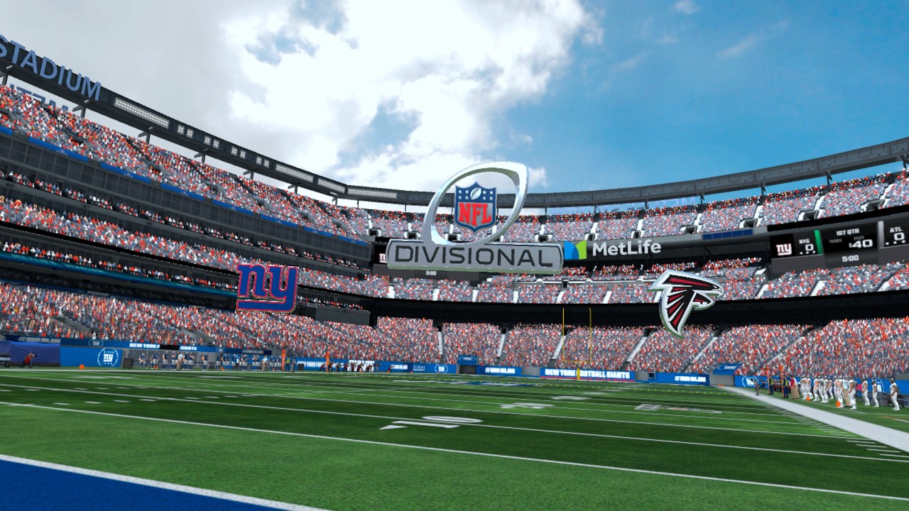 Divisional round of playoffs vs falcons