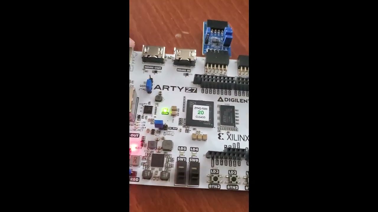 Arty Z7-20 - pmodAQS Demo