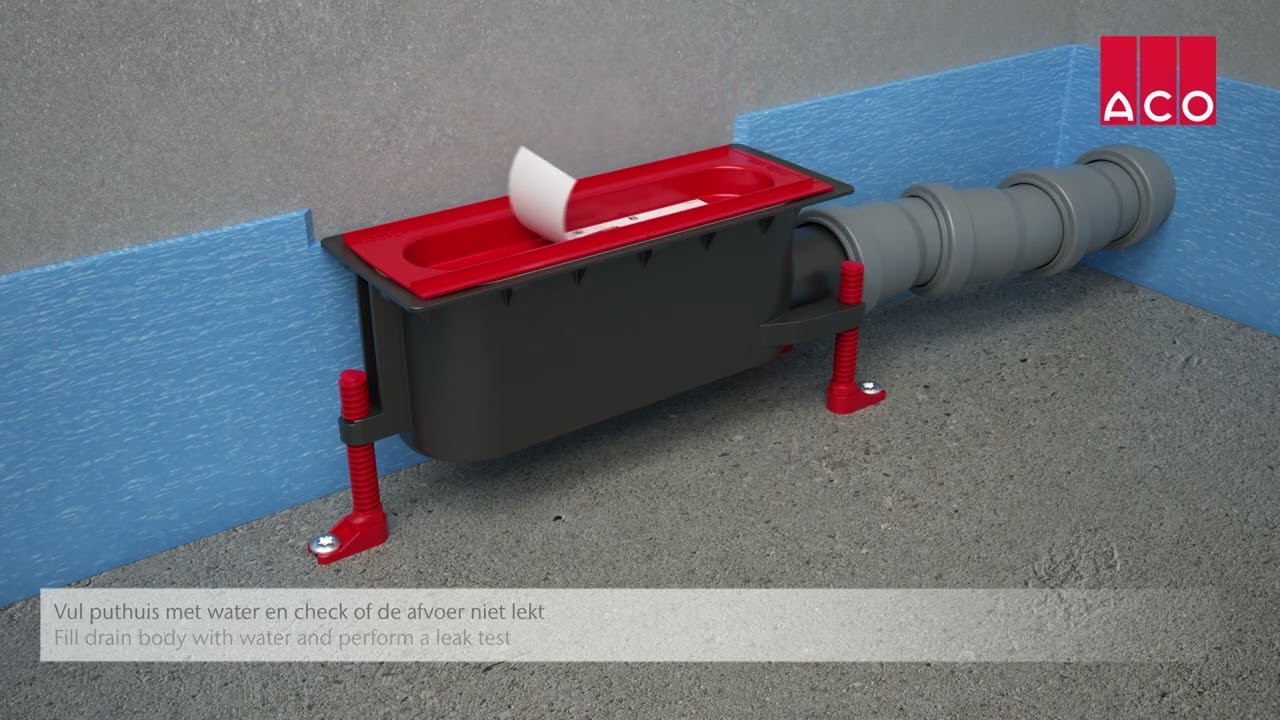 ACO ShowerDrain S | Installatievideo | Minimalistisch design, maximaal gemak