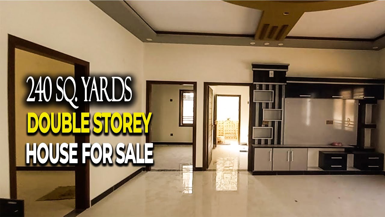 Brand New 240 Sq. Yards Double Storey House For Sale In Karachi I Scheme 33 | Best Society