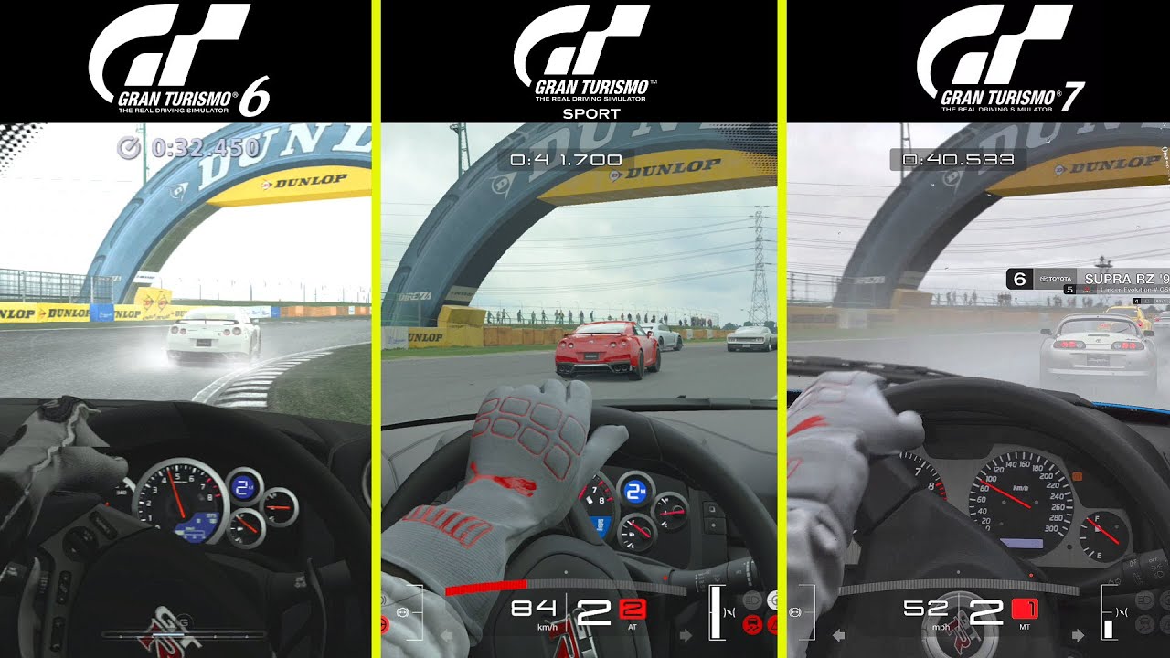 Gran Turismo 7 vs GT Sport vs GT6 Early Graphics Comparison (Actual Gameplay)
