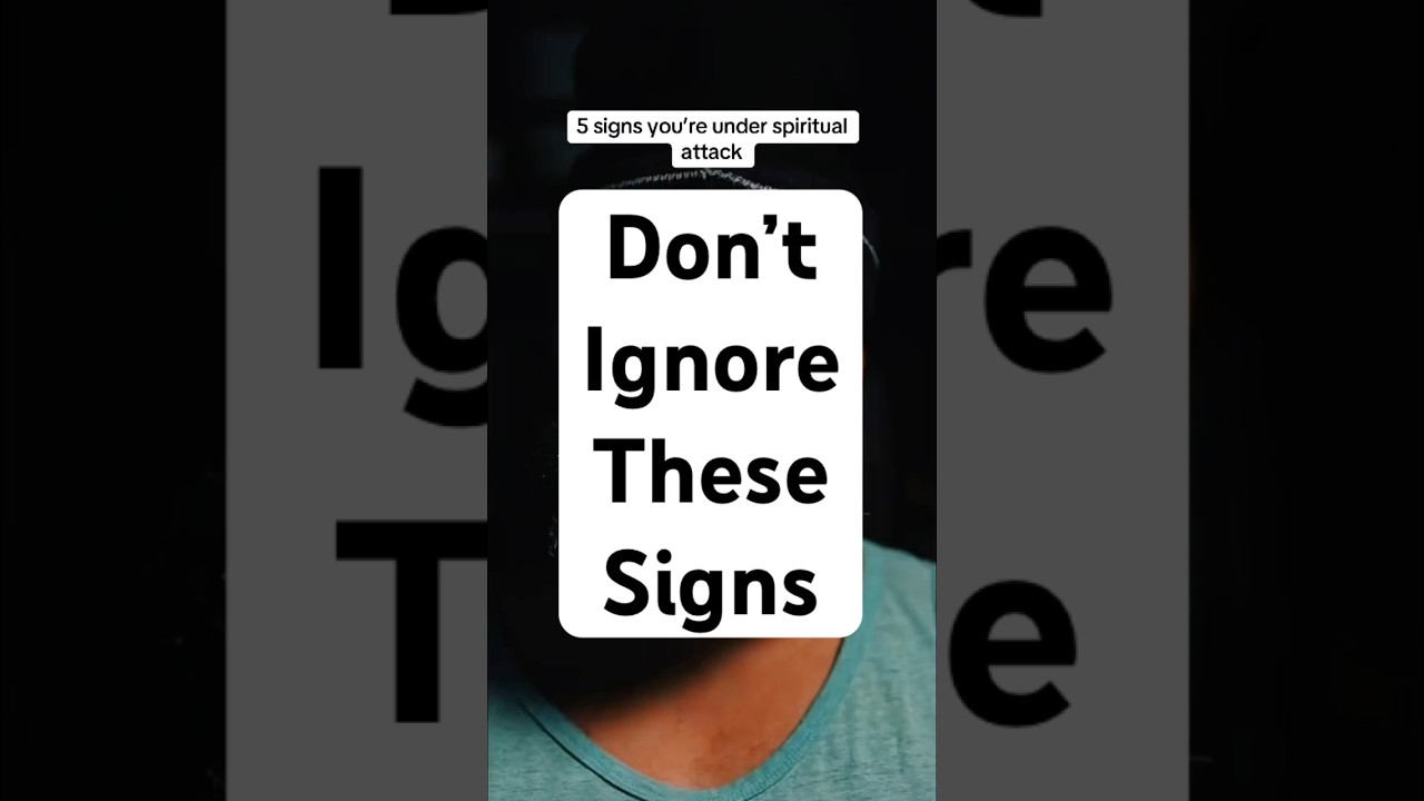 5 signs you&rsquo;re under spiritual attack