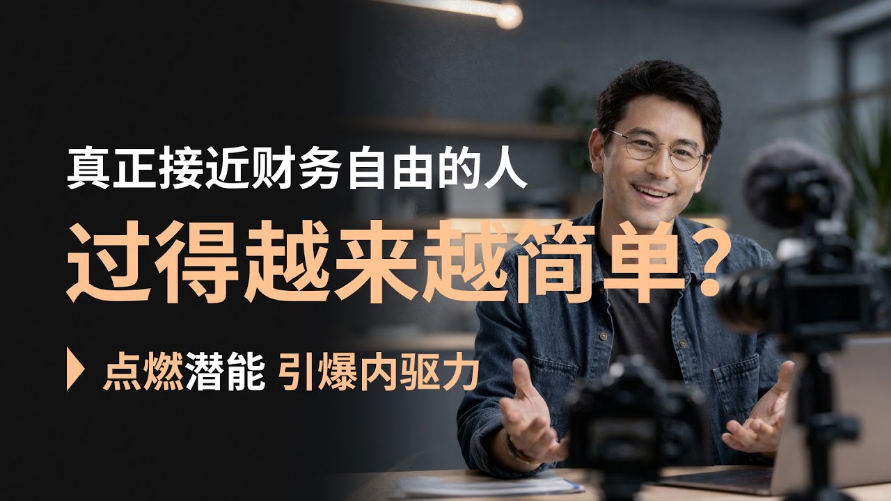 为什么真正接近财务自由的人，反而过得越来越简单？#财务极简主义#财务自由#极简生活#金钱观#消费主义反思#生活方式升级#被动收入#人生选择#精神自由#长期主义