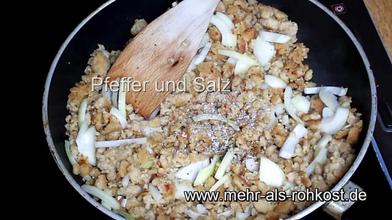 🥕 Veganes Hackfleisch aus Seitan