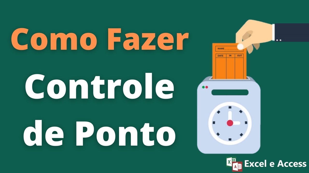 Como fazer controle de ponto no Excel