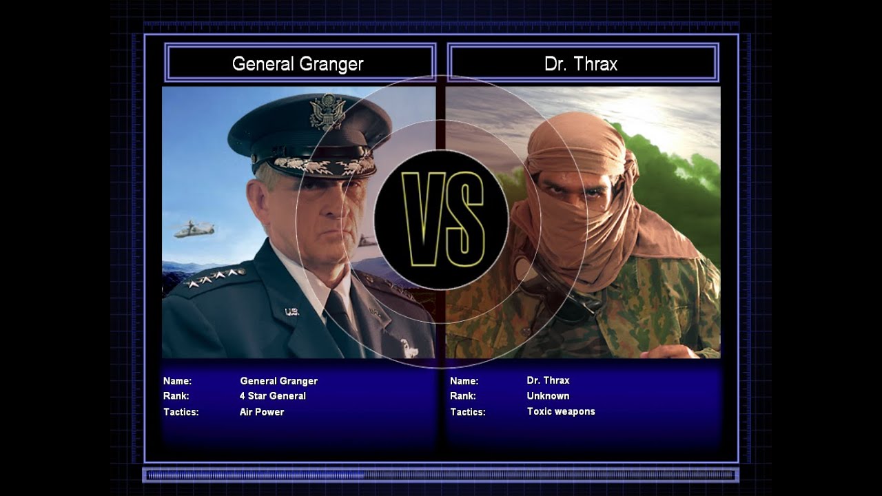 Command & Conquer General Zero Hour Hard Mode General Granger VS Dr.Thrax #1!!
