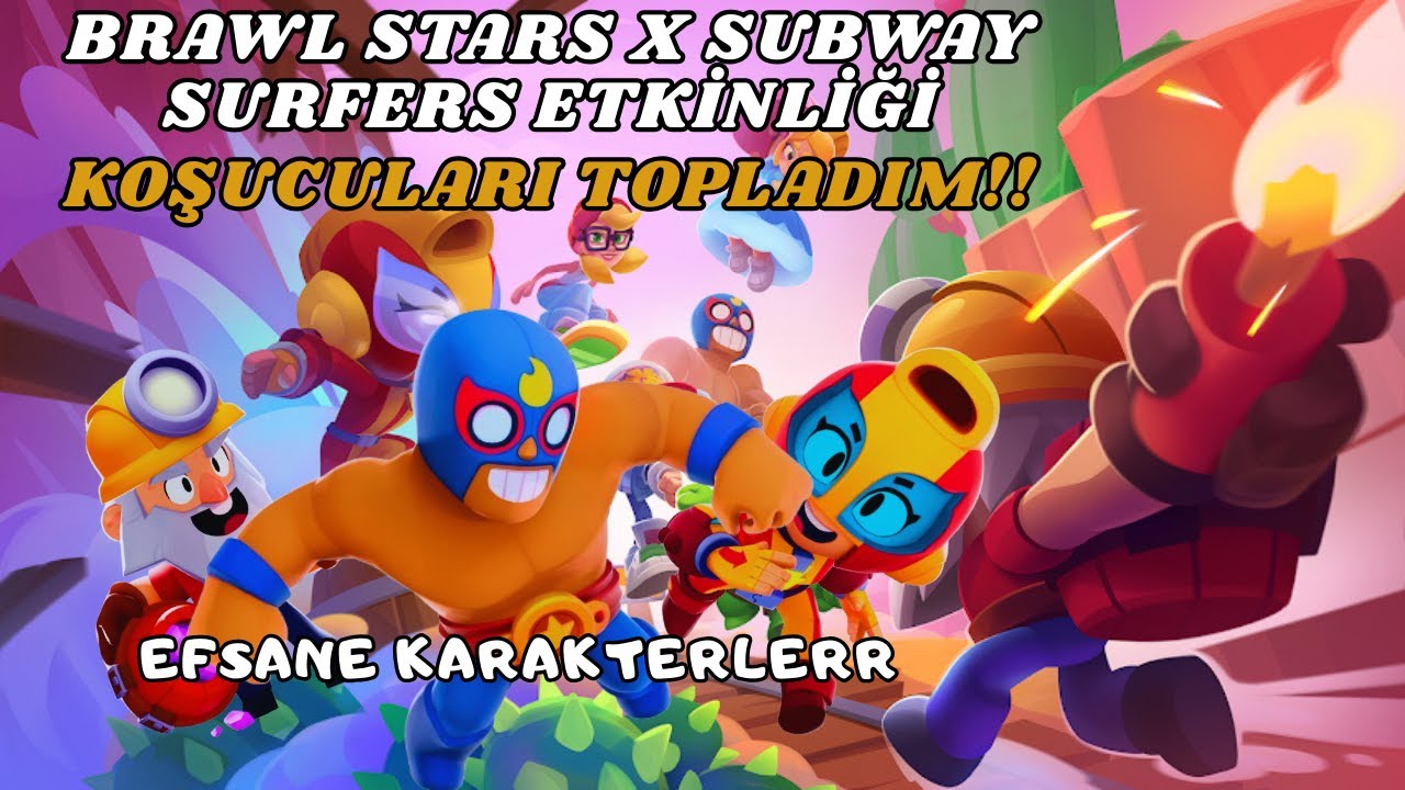🎉 YENİ KARAKTERLER! EL PRIMO 💪, MAX ⚡ ve DYNAMIKE 💣 OYNANIŞ | SUBWAY SURFERS x BRAWL STARS #3