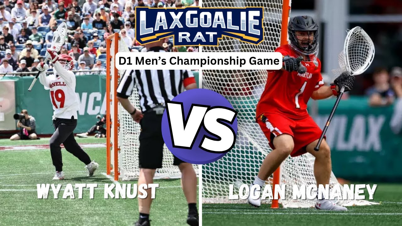 D1 National Championship Save Edit! Logan McNaney (Maryland) vs. Wyatt Knust (Cornell) - Goalie Edit