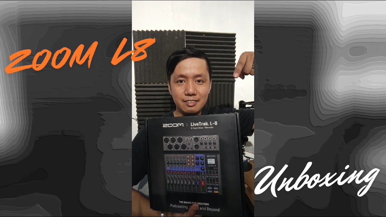 ZOOM LiveTrak L-8 UNBOXING!!