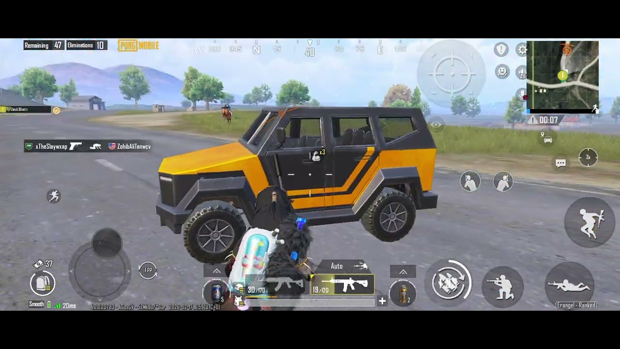 PUBG 1v4 again 